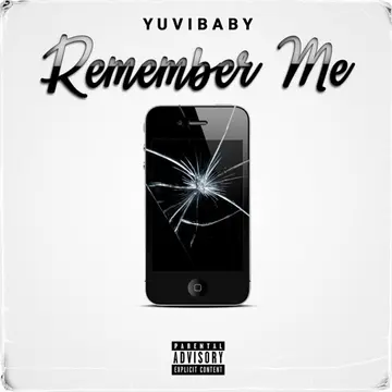 Remember Me single cover: a cracked phone screen on white.